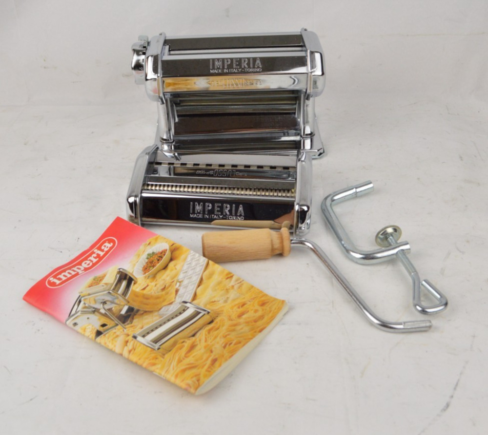 Imperia SP-150 Pasta Maker Italian Fresh Pasta Machine Roller Cutter Manual
